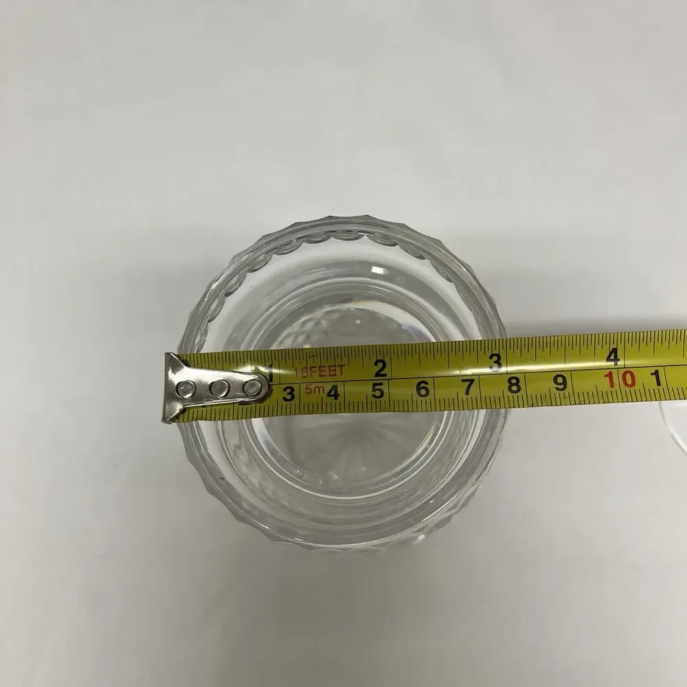 Waterford Crystal Alana Mustard Jelly Condiment Sugar Jar with Lid Used Signed